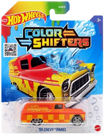 MATTEL HOT WHEELS COLOR SHIFTERS AYTOKINHTAKI ΧΡΩΜΟΚΕΡΑΥΝΟΣ BHR15 55 CHEVY PANEL