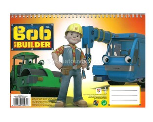 GIM ΜΠΛΟΚ ΖΩΓΡΑΦΙΚΗΣ A4 30Φ BOB THE BUILDER ΜΠΟΜΠ Ο ΜΑΣΤΟΡΑΣ 40413