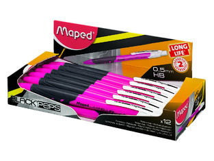 MAPED ΜΗΧΑΝΙΚΟ ΜΟΛΥΒΙ BLACK PEPS LONG LIFE 05 ΦΟΥΞΙΑ 564036