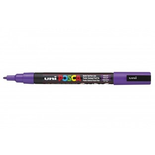 POSCA ΜΑΡΚΑΔΟΡΟΣ ΛΕΠΤΟΣ PC3M ΒΙΟΛΕΤΙ (VIOLET)