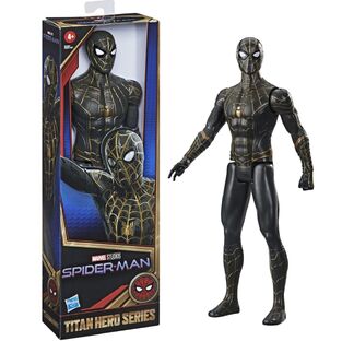 HASBRO MARVEL SPIDERMAN TITAN HERO BLACK AND GOLD SUIT F0233 2438