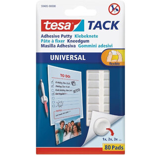 TESA TACK UNIVERSAL ΛΕΥΚΟ 80 τεμ 50gr