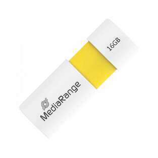 MEDIARANGE USB FLASH DRIVE MEMORY STICK 16GB COLOR EDITION ΚΙΤΡΙΝΟ 2.0 MR972