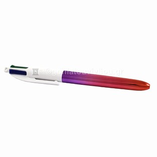 BIC ΣΤΥΛΟ ΜΕ ΤΕΣΣΕΡΑ (4) ΧΡΩΜΑΤΑ 4 COLOURS GRADIEND BCL TUBO ΜΩΒ 1.0mm