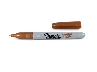 SHARPIE ΑΝΕΞΙΤΗΛΟΣ ΜΑΡΚΑΔΟΡΟΣ PERMANENT MARKER ΜΕΤΑΛΛΙΚΟΣ ΧΑΛΚΙΝΟΣ ΜΠΡΟΝΖΕ (BRONZE)