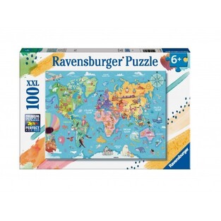 RAVENSBURGER ΠΑΖΛ XXL 100τεμ ΠΑΓΚΟΣΜΙΟΣ ΧΑΡΤΗΣ 13343