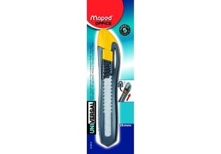 MAPED ΚΟΠΙΔΙ UNIVERSAL 18mm ΚΙΤΡΙΝΟ 018310