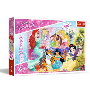 TREFL ΠΑΖΛ 160 ΤΕΜΑΧΙΩΝ GLITTER PRINCESS AND FRIENDS 15364