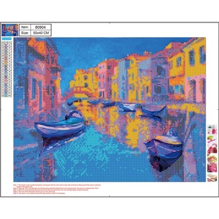 CENTRUM DIAMOND PAINTING KIT 5D (ΧΑΝΤΡΕΣ) 40x50cm ΒΕΝΕΤΙΑ 80904