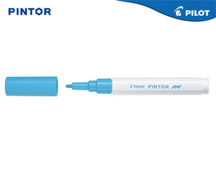 PILOT ΜΑΡΚΑΔΟΡΟΣ PAINT PINTOR FINE ΓΙΑ ΓΥΑΛΙ ΜΕΤΑΛΛΟ ΥΦΑΣΜΑ ΠΛΑΣΤΙΚΟ ΓΑΛΑΖΙΟ ΠΑΣΤΕΛ 1MM