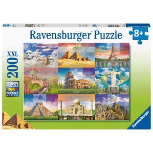 RAVENSBURGER ΠΑΖΛ 200XXL ΤΕΜΑΧΙΩΝ ΜΝΗΜΕΙΑ ΤΟΥ ΚΟΣΜΟΥ 13290