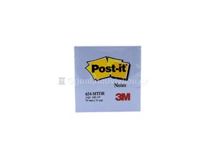 3M POST IT ΑΥΤΟΚΟΛΛΗΤΑ ΧΑΡΤΑΚΙΑ 654 MTDR DREAM COLOR 7,6x7,6cm 100φ ΑΠΑΛΟ ΓΑΛΑΖΙΟ