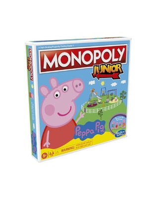 HASBRO ΕΠΙΤΡΑΠΕΖΙΟ ΠΑΙΧΝΙΔΙ MONOPOLY JUNIOR PEPPA PIG F1656