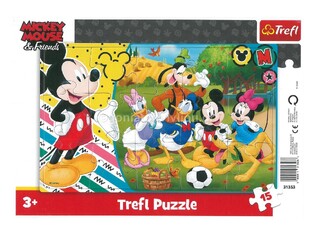 TREFL FRAME ΠΑΖΛ 15 ΤΕΜΑΧΙΩΝ MICKEY MOUSE CLUB HOUSE ΜΙΚΙ 31131