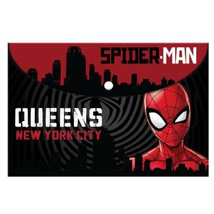 ΦΑΚΕΛΟΣ ΜΕ ΚΟΥΜΠΙ ΠΛΑΣΤΙΚΟΣ A4 (21x29,7cm) SPIDERMAN QUEENS NEW YORK CITY 508146