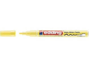 EDDING 751 ΜΑΡΚΑΔΟΡΟΣ ΑΝΕΞΙΤΗΛΟΣ ΛΑΔΙΟΥ PAINT MARKER 1 2MM ΠΑΣΤΕΛ ΚΙΤΡΙΝΟΣ