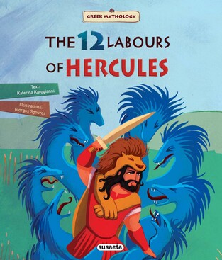 THE 12 LABOURS OF HERCULES (ΟΙ 12 ΑΘΛΟΙ ΤΟΥ ΗΡΑΚΛΗ) (ΚΑΡΟΓΙΑΝΝΗ) (ΣΕΙΡΑ ΕΛΛΗΝΙΚΗ ΜΥΘΟΛΟΓΙΑ) (ΕΚΔΟΣΗ ΑΓΓΛΙΚΗ)