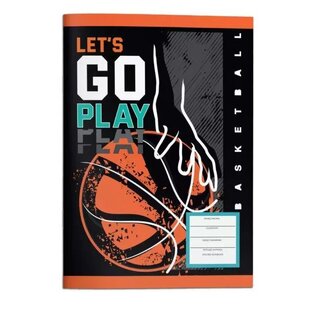 MUST ΤΕΤΡΑΔΙΟ ΚΑΡΦΙΤΣΑ A4 (21x29,7cm) 40φ BASKETBALL LETS GO PLAY 585205