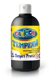 CARIOCA ΤΕΜΠΕΡΑ ΜΑΥΡΗ BLACK 500ml (700gr) No24