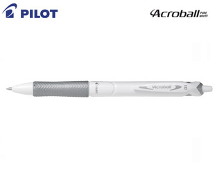 PILOT ΣΤΥΛΟ ACROBALL PURE WHITE BEGREEN MEDIUM 1.0mm ΜΑΥΡΟ