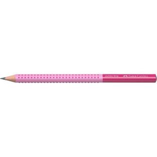 FABER CASTELL ΜΟΛΥΒΙ JUMBO GRIP ΔΙΧΡΩΜΟ ΜΑΥΡΟ ΡΟΖ HB 511911