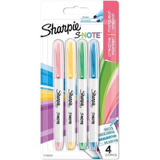 SHARPIE S NOTE ΣΕΤ ΜΕ 4 ΜΑΡΚΑΔΟΡΑΚΙΑ ΥΠΟΓΡΑΜΜΙΣΗΣ