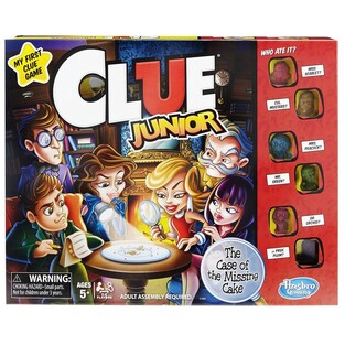 HASBRO ΕΠΙΤΡΑΠΕΖΙΟ ΠΑΙΧΝΙΔΙ CLUEDO JUNIOR ΚΛΑΣΙΚΟ ΠΑΙΧΝΙΔΙ ΜΥΣΤΗΡΙΟΥ (ΜΕ ΝΕΑ ΥΠΟΠΤΟ ΔΟΚΤΩΡ ΟΡΧΙΔΕΑ) 1293