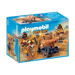 PLAYMOBIL HISTORY ΑΙΓΥΠΤΙΟΙ ΣΤΡΑΤΙΩΤΕΣ ΜΕ ΒΑΛΛΙΣΤΡΑ 5388