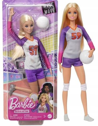 MATTEL ΚΟΥΚΛΑ BARBIE YOU CAN BE ANYTHING ΑΘΛΗΤΡΙΑ ΒΟΛΕΙ HKT72