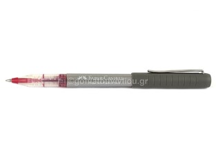 FABER CASTELL ΣΤΥΛΟ FREE INK ROLLER FINE 07 ΚΟΚΚΙΝΟ ΣΚΟΥΡΟ ΤΡΙΑΝΤΑΦΥΛΛΙ 348126