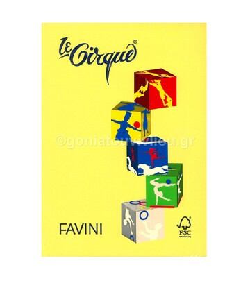 FAVINI ΠΑΚΕΤΟ ΧΑΡΤΙ A4 (21x29,7cm) 80gr ΑΣΟΡΤΙ (MIX) ΕΝΤΟΝΑ ΧΡΩΜΑΤΑ 500φ