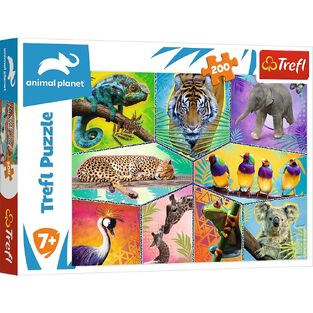 TREFL ΠΑΖΛ 200 ΤΕΜΑΧΙΩΝ ANIMAL PLANET AN EXOTIC WORLD 13280