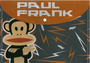 BACK ME UP PAUL FRANK ΦΑΚΕΛΟΣ ΜΕ ΚΟΥΜΠΙ A4 (21x29,7cm) ΠΛΑΣΤΙΚΟΣ SPORTS 76580