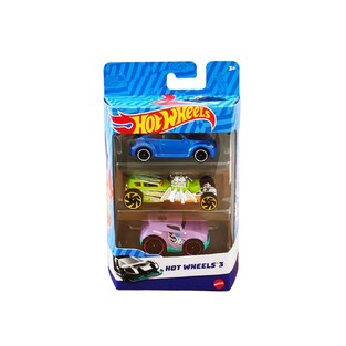 MATTEL ΑΥΤΟΚΙΝΗΤΑΚΙΑ HOT WHEELS ΣΕΤ 3τεμ ΜΠΛΕ ΠΡΑΣΙΝΟ ΜΟΒ K5904