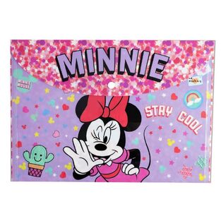 GIM ΦΑΚΕΛΟΣ ΜΕ ΚΟΥΜΠΙ A4 (21x29,7cm) PP ΠΛΑΣΤΙΚΟΣ MINNIE 34041580