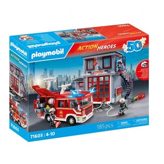 PLAYMOBIL ACTION HEROES ΑΡΧΗΓΕΙΟ ΚΑΙ ΟΧΗΜΑ ΠΥΡΟΣΒΕΣΤΙΚΗΣ 71603