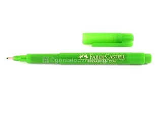 FABER CASTELL ΜΑΡΚΑΔΟΡΟΣ BROADPEN 1554 LIGHT GREEN 08 155466 155480