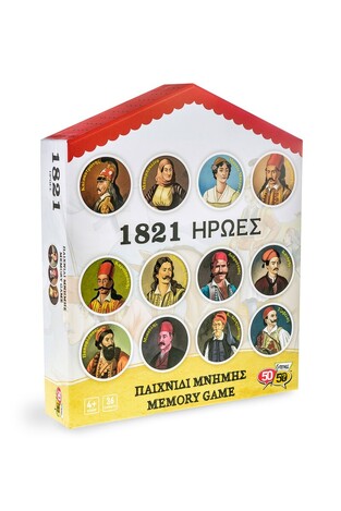 GAMES 50 50 (50/50) ΕΠΙΤΡΑΠΕΖΙΟ ΠΑΙΧΝΙΔΙ ΜΝΗΜΗΣ 1821 ΗΡΩΕΣ 505317