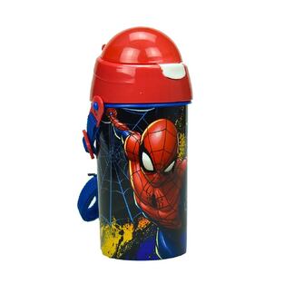 GIM ΠΑΓΟΥΡΙ FD ΠΛΑΣΤΙΚΟ ΜΕ ΚΑΛΑΜΑΚΙ 500ml SPIDERMAN BLUE NET 55713209