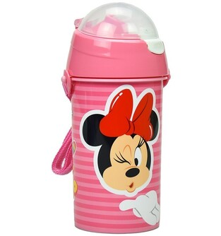 GIM ΠΑΓΟΥΡΙ FD ΠΛΑΣΤΙΚΟ ΜΕ ΚΑΛΑΜΑΚΙ 500ml MINNIE COMFY 55379209