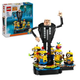 LEGO DESPICABLE ME 4 BRICK BUILT GRU AND MINIONS 75582