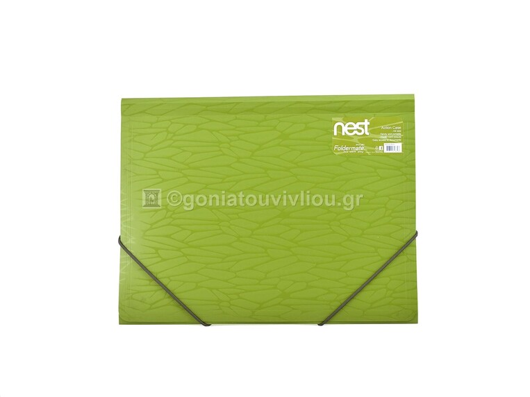 FOLDERMATE NEST ΝΤΟΣΙΕ ΜΕ ΛΑΣΤΙΧΟ A4 (21x29,7cm) ΛΑΧΑΝΙ 60869