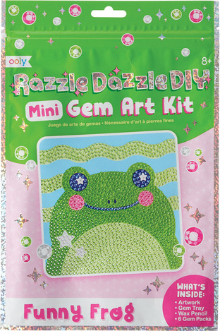 OOLY DIAMOND CREATIONS GEM ART KIT ΚΑΤΑΣΚΕΥΗ FUNNY FROG 161087