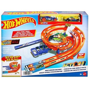 MATTEL HOT WHEELS LET S RACE ΚΥΚΛΙΚΗ ΠΙΣΤΑ ACTION WHIP AROUND RACEWAY HTK17