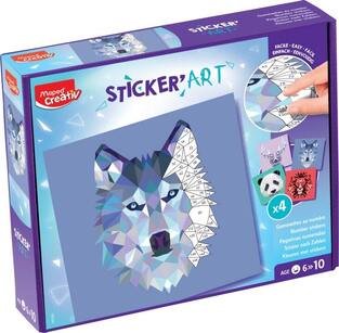 MAPED CREATIV STICKER ART ΚΑΤΑΣΚΕΥΗ ΜΕ ΑΥΤΟΚΟΛΛΗΤΑ ΛΥΚΟΣ 907055