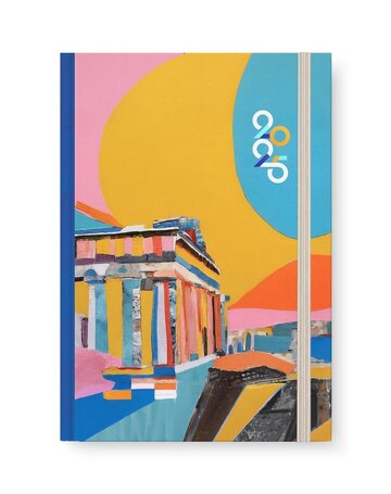 2025 ΗΜΕΡΟΛΟΓΙΟ ΗΜΕΡΗΣΙΟ 12x17cm ΜΕ ΛΑΣΤΙΧΟ COLLAGE d ATHENS 52902 (ΛΙΝΑΡΔΑΤΟΣ)