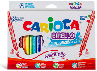 CARIOCA ΜΑΡΚΑΔΟΡΟΙ BIRELLO SUPERWASHABLE 24 ΧΡΩΜΑΤΑ 41521