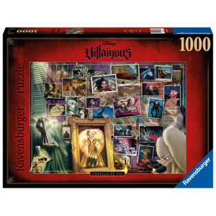 RAVENSBURGER DISNEY VILLAINOUS ΠΑΖΛ 1000τεμ ΚΡΟΥΕΛΑ ΝΤΕ ΒΙΛ 16886