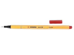 STABILO POINT ΜΑΡΚΑΔΟΡΑΚΙ 88 50 DEEP RED ΜΠΟΡΝΤΩ 0.4mm