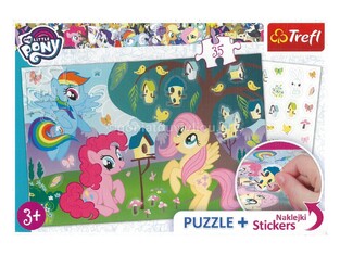 TREFL ΠΑΖΛ 35 ΤΕΜΑΧΙΩΝ ΜΑΖΙ ΜΕ ΑΥΤΟΚΟΛΛΗΤΑ MY LITTLE PONY 75116